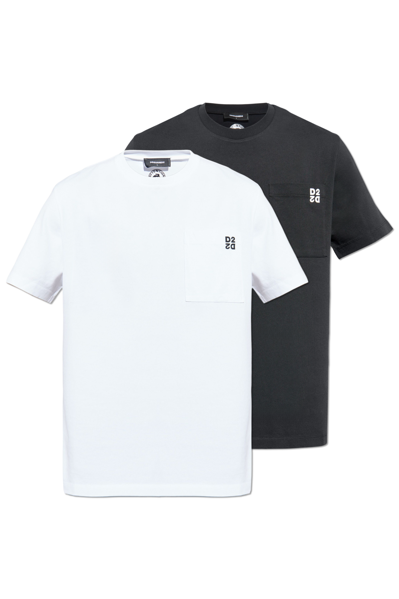 Dsquared2 Two-pack of T-shirts with logo | Men's Clothing